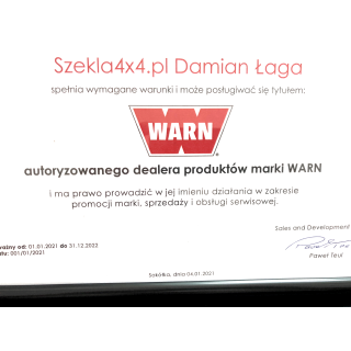 Prowadnica 94244 WARN UTV 4000 4500