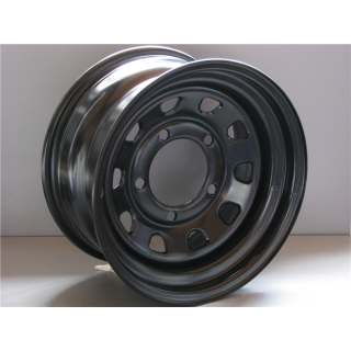 Felga stalowa czarna 16x8  ET-15 Suzuki Vitara, Daihatsu Ferroza/ Rocky, Tarpan, Honker, Uaz, Łada Niva, Ssangyoung Daewoo Musso