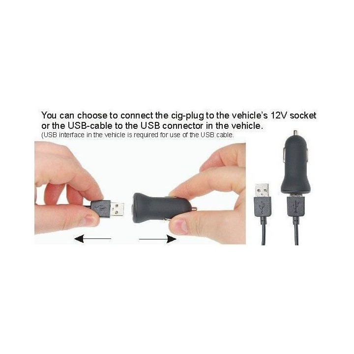 Uchwyt aktywny z kablem USB do Apple iPhone 12 Pro w futerale lub bez o wymiarach: 62-77 mm (szer.), 6-10 mm (grubość).