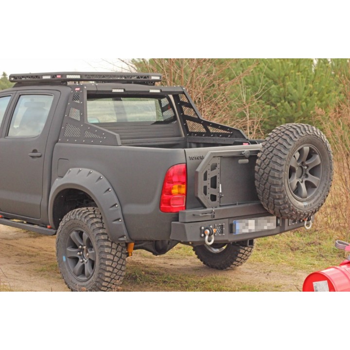 Uchwyt koła i kanistrów - Gondola MorE 4x4