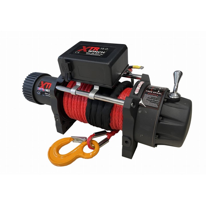 SYNTETYK 25M Wyciągarka XTR 15000lbs 6800kg 24V