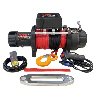 SYNTETYK 25M Wyciągarka XTR 17000 7718kg 24V