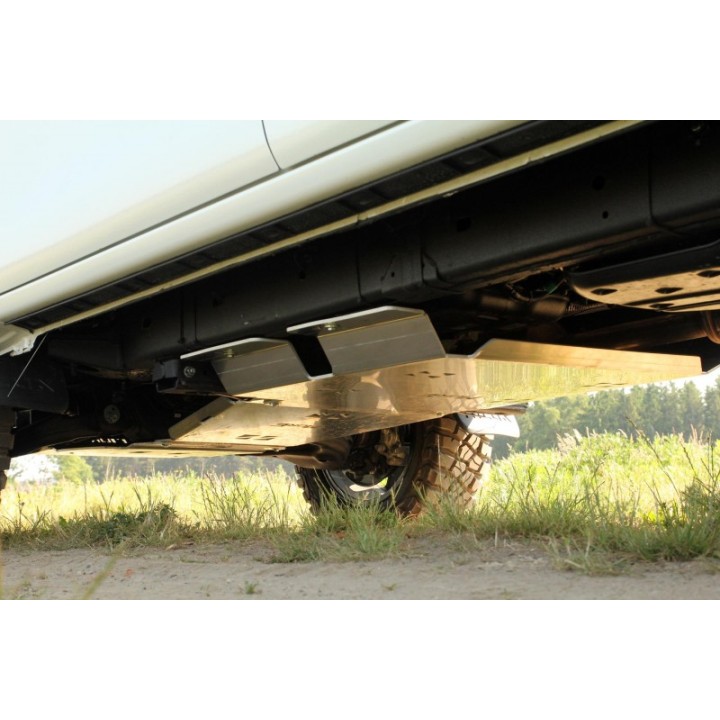 Zestaw aluminiowych osłon podwozia MorE 4x4 - Toyota Hilux REVO