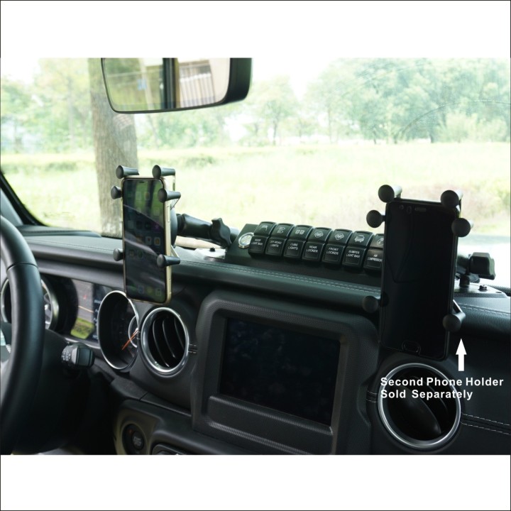 wodoodporny panel Wrangler JL JT od 2018 z uchwytem na telefon