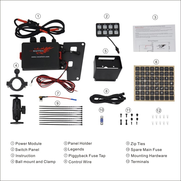 wodoodporny panel Wrangler JL JT od 2018 z uchwytem na telefon