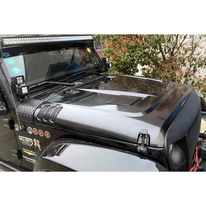 JEEP WRANGLER JK STALOWA MASKA WENTYLOWANA