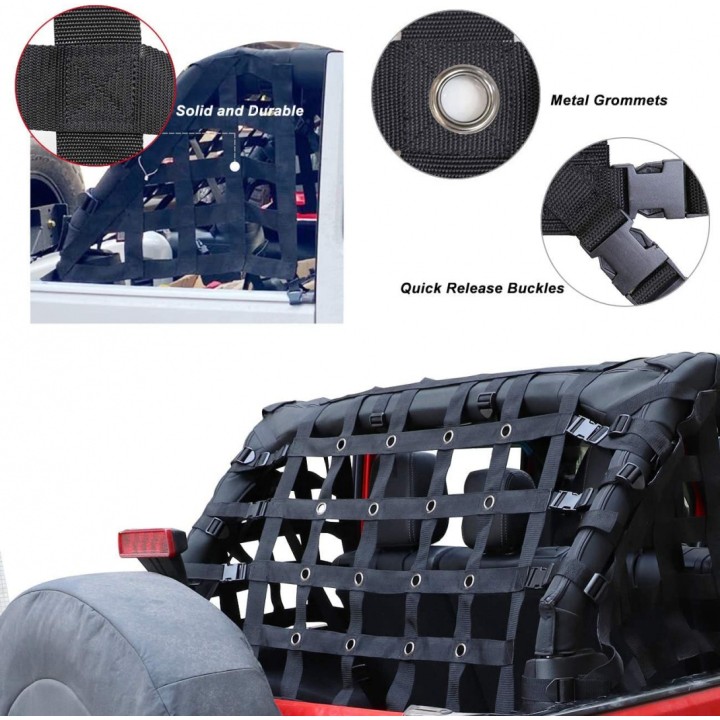 Siatki bagażnika Jeep Wrangler JK 2D 