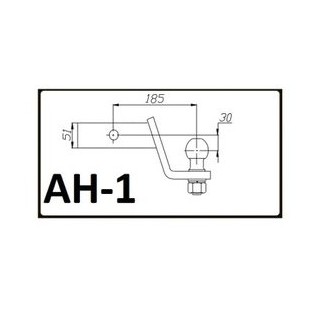 Hak holowniczy Auto-hak AH-1 adapter USA Homologowany