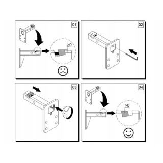 KULA HAKA Odkuwka ADAPTER USA 51x51 AH-5 regulacja homologowane