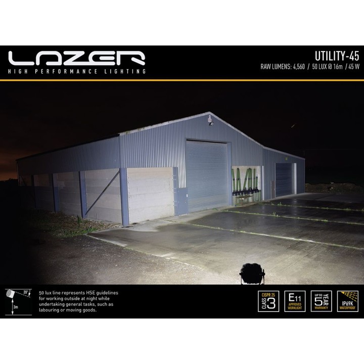 Lampa robocza LED LAZER UTILITY 45 New Generation