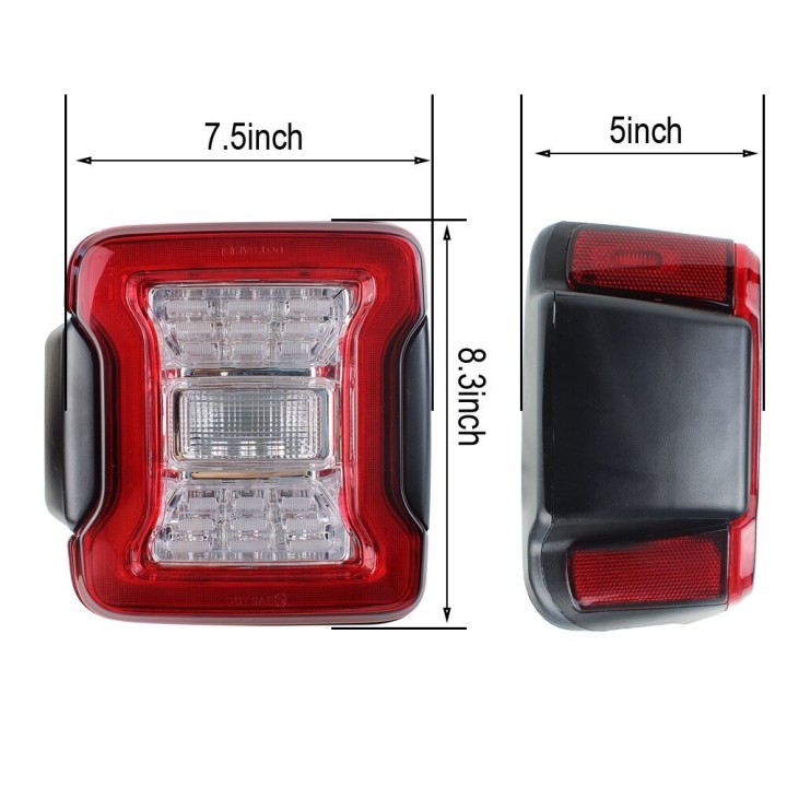 Lampy tylne Wrangler JL JLU Europa
