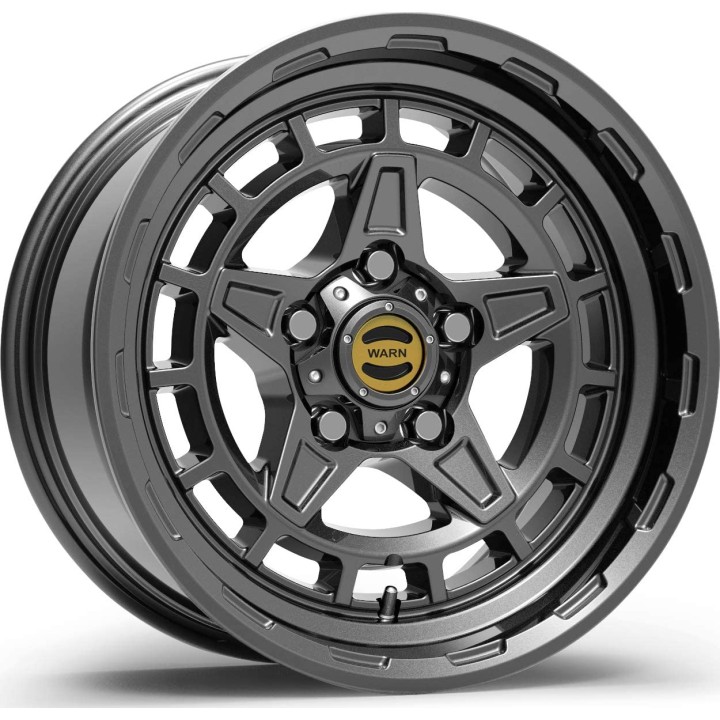 EPIC WHEELS Felga WARN DIAMOND CUTTER Gunmetal JK JL JT Wrangler ET0  17x8,5 5x5 5x127