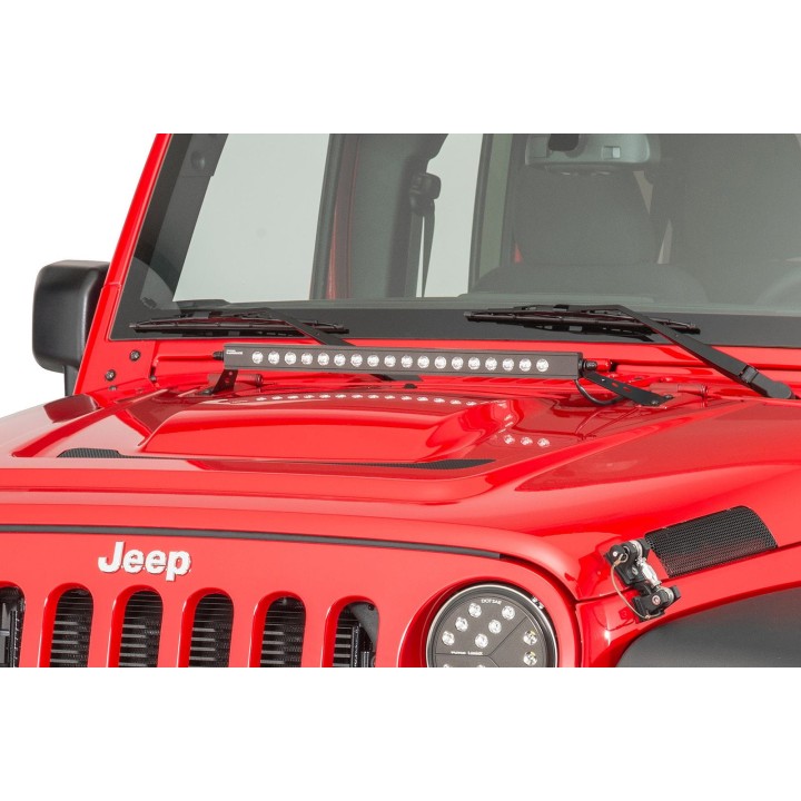 JEEP WRANGLER JK MOCOWANIE ŚWIATEŁ DODATKOWYCH DO PRZEDNIEJ MASKI
