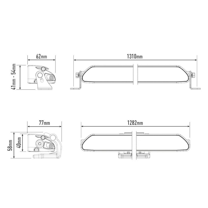 LAZER Linear 48 LEDBAR 128cm