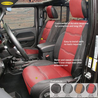 Komplet pokrowców na fotele neoprene RED Smittybilt GEN2