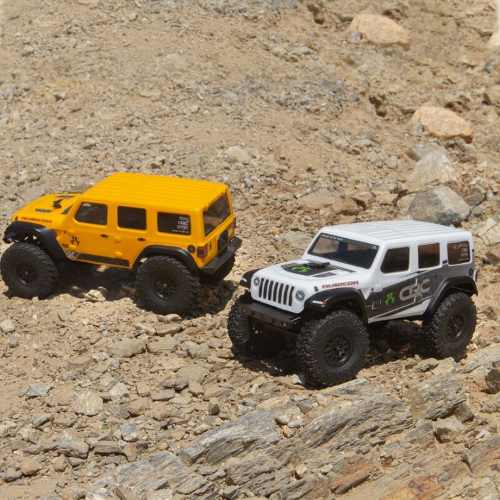 Axial SCX24 Jeep Wrangler JLU CRC 2019 V2 1:24 4WD RTR biały