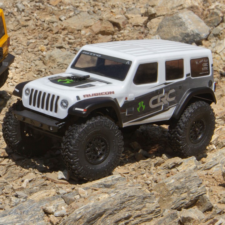 Axial SCX24 Jeep Wrangler JLU CRC 2019 V2 1:24 4WD RTR biały
