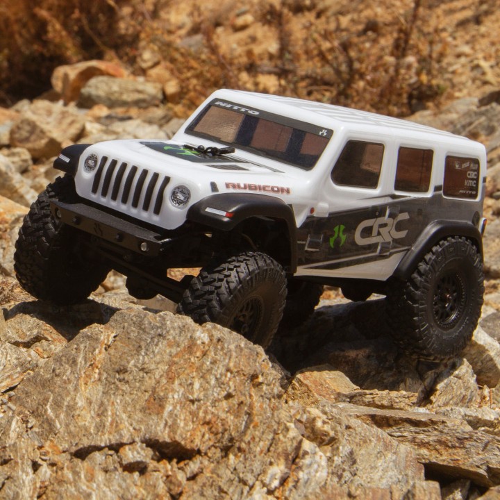 Axial SCX24 Jeep Wrangler JLU CRC 2019 V2 1:24 4WD RTR biały