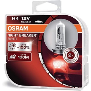 Żarówki H4 Osram Night Breaker Silver 100% - 2szt
