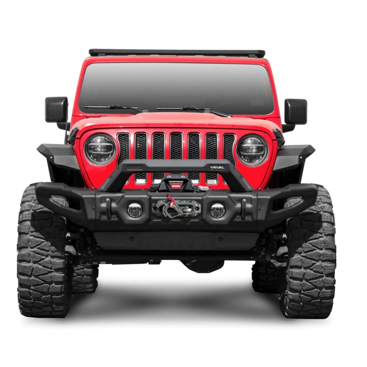 Zderzak Rival Stalowy Wrangler JL JK JT Full-width