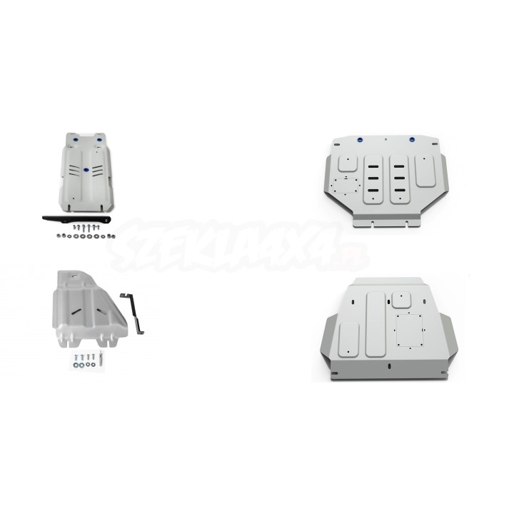 Zestaw osłon aluminiowych RIVAL 4szt Toyota Land Cruiser 200 4,5D 4,5 4,7 Petrol