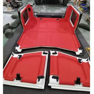 Wyciszenie izolacja dachu Wrangler JLU red