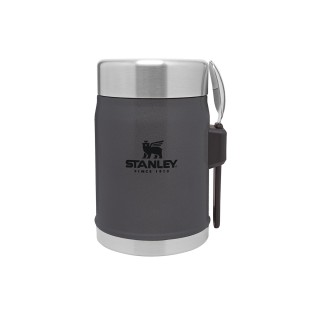 TERMOS OBIADOWY ZE SZTUĆCEM CLASSIC - 0,4 L CHARCOAL / STANLEY