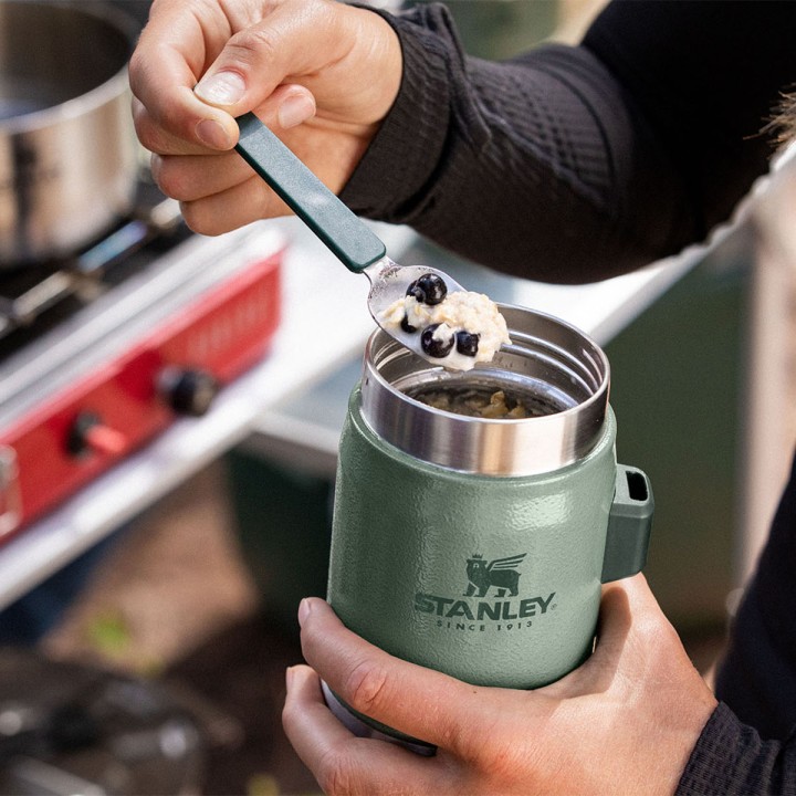 TERMOS OBIADOWY ZE SZTUĆCEM CLASSIC - 0,4 L HAMMERTONE GREEN / STANLEY