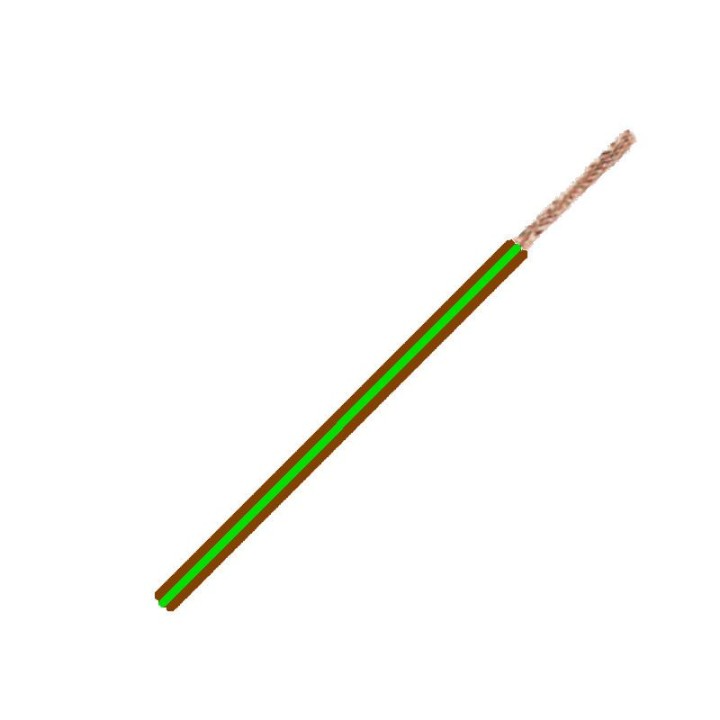 KABEL FLRY-B 0,5MM2 BRĄZOWO-ZIELONY
