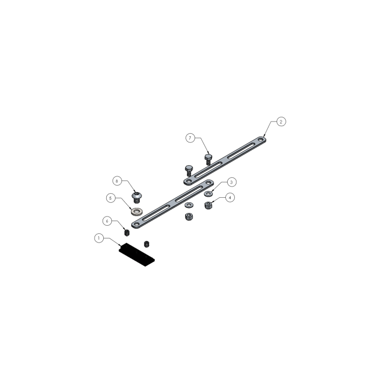 Stay bar bracket for LAZER series Triple-R, ST/T Evolution