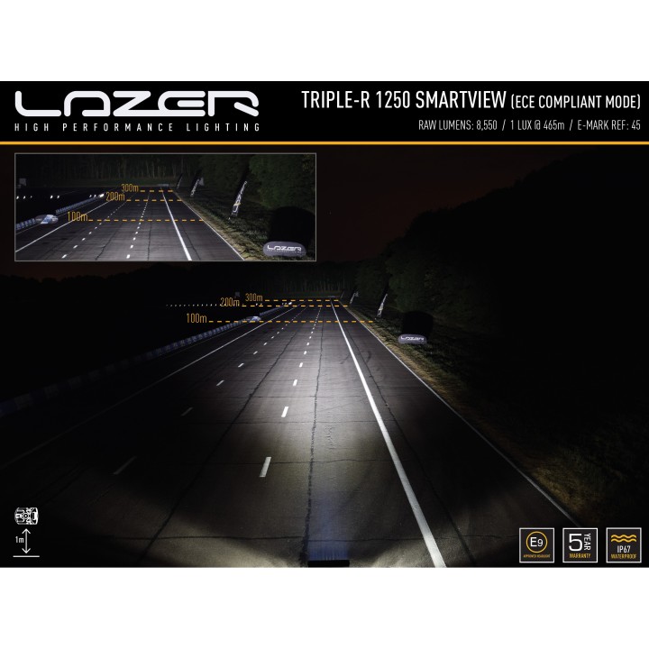 LAZER Triple-R 1250 Smartview - kit – 12170 lm – 1463 m