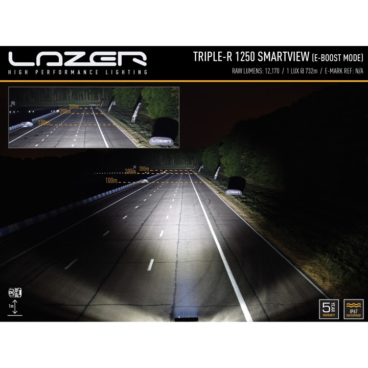 LAZER Triple-R 1250 Smartview - kit – 12170 lm – 1463 m