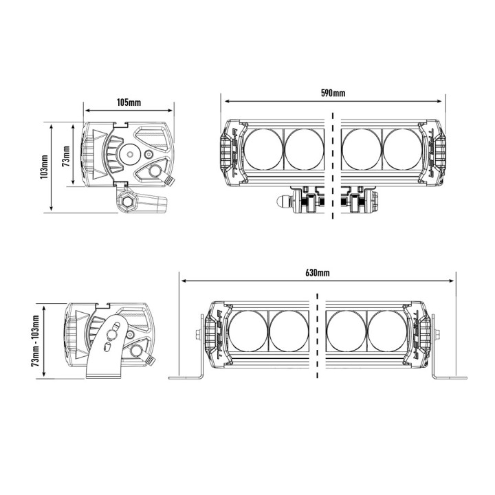 LAZER Triple-R 1250 (Gen2) – 13 860 lm – 1500 m – ECE R149