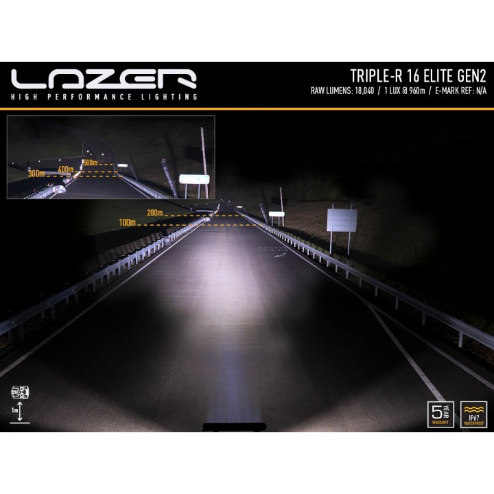 LAZER Triple-R 16 Elite (Gen2) – 18 040 lm – 1920 m