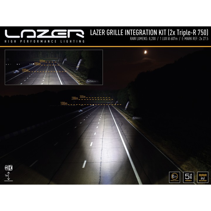 Zestaw dwóch lamp LAZER TRIPLE-R 750 (Gen2) - Ford Transit