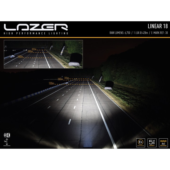 Zestaw lampy LAZER Linear 18 - Toyota RAV4 Plug-In (2020 -)