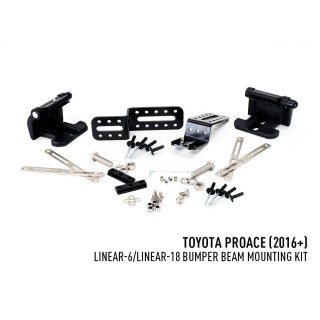 Zestaw montażowy oświetlenia LAZER Linear 6 / Linear 18 – Toyota ProAce (2016 -) - ujęcie 2