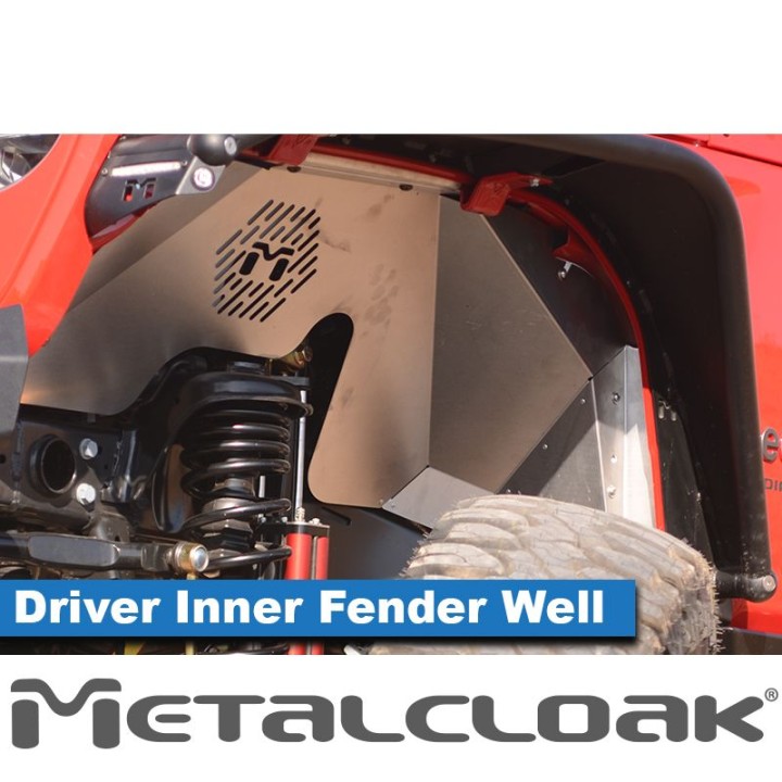 Nadkola aluminiowe Metalcloak przód do Wrangler JL JLU i Gladiator JT