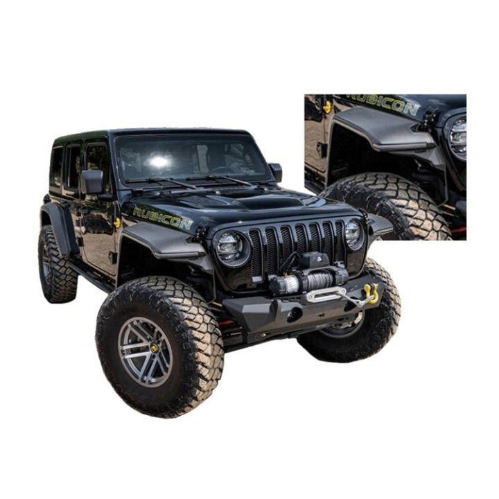 Front and rear fender flares for the Wrangler JL 4 Drzwi