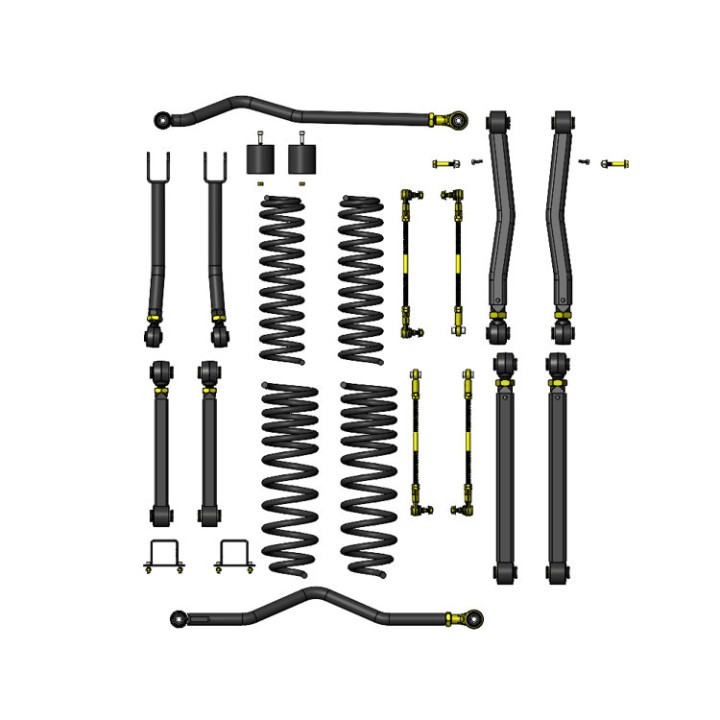 Zestaw zawieszenia Clayton Off Road Overland+ Diesel Lift 2,5"