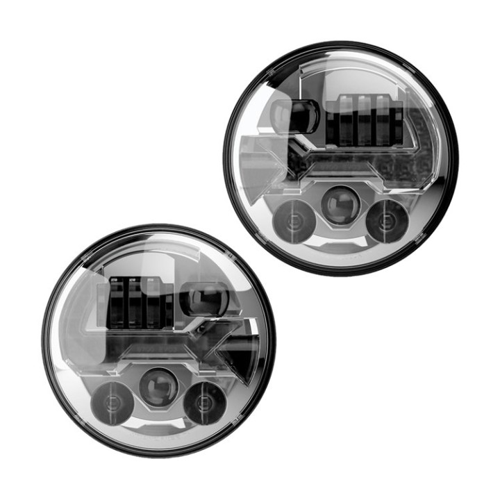 Reflektory LED chrom przód 7" JW Speaker 8700 Evo 3