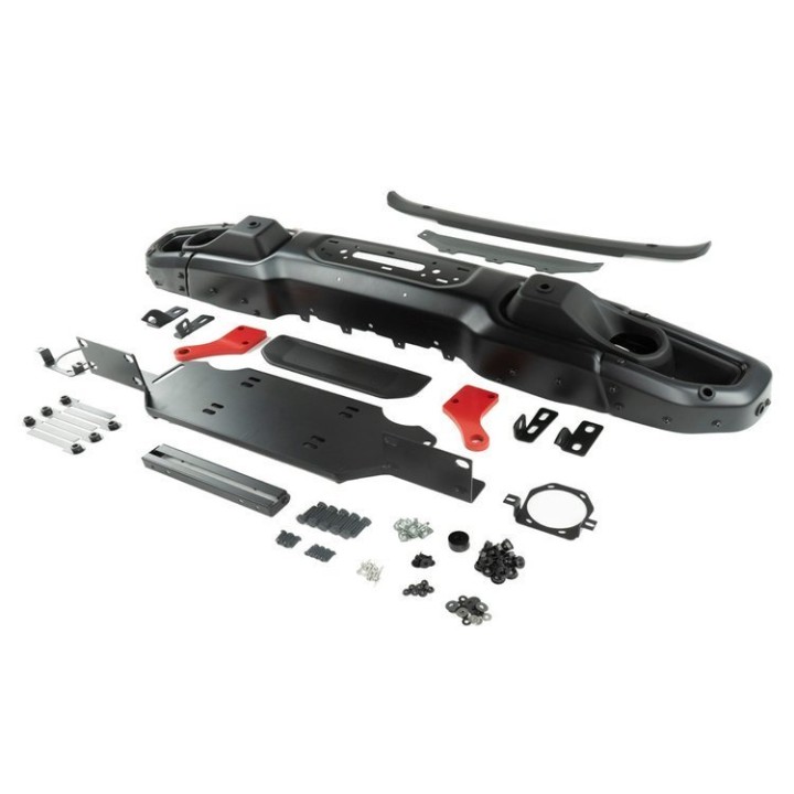 Zderzak aluminiowy przód z płytą pod wyciągarkę OFD