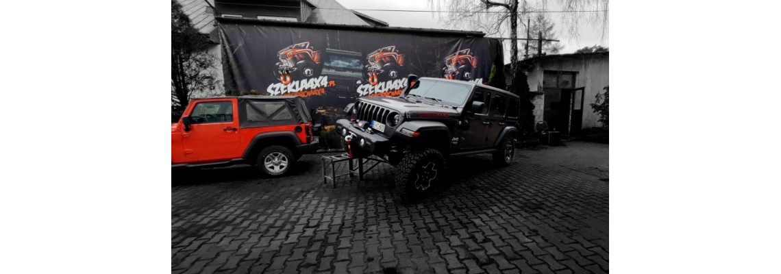 WRANGLER JLU JEEP - 2,5 LIFT NA METALCLOAK - ZDERZAK RIVAL WYCIĄGARKA WARN