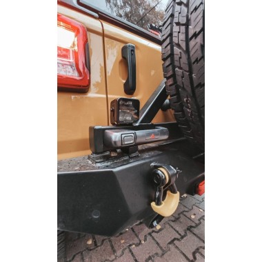 Wrangler JLU JEEP montaż oświetlenia OSRAM i Hella