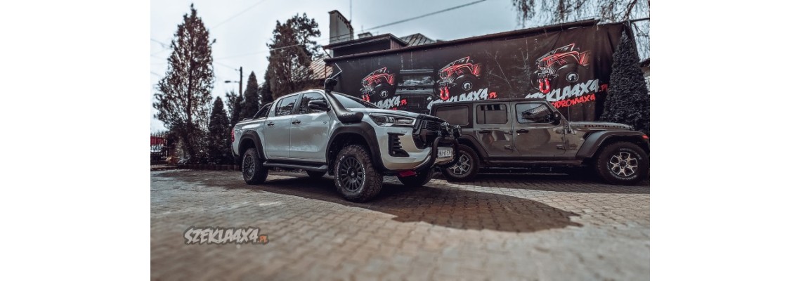Toyota Hilux - konserwacja podwozia, Geometria, montaż snorkla i inne