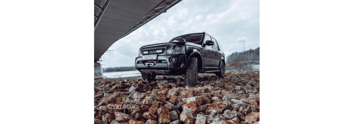 Dodatkowe Oświetlenie Land Rover Discovery 4 - zestaw LAZER w grill
